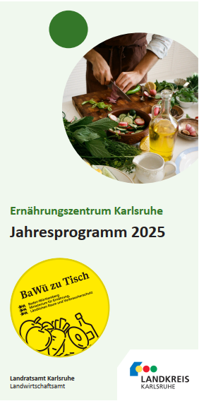 Titelblatt Jahresprogramm Ernährungszentrum