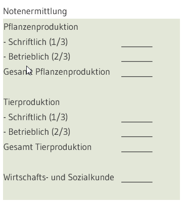 Notenermittlung