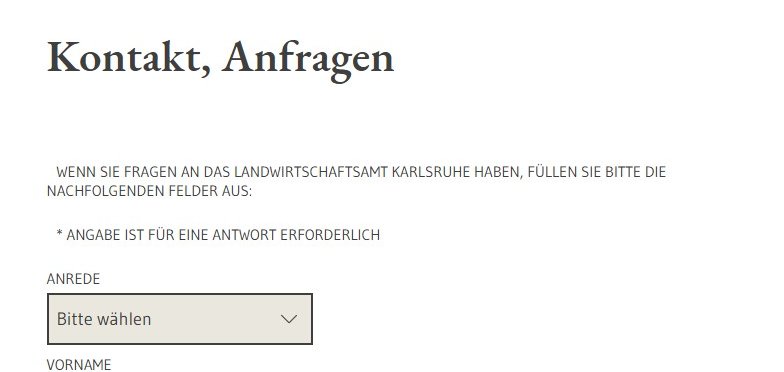 Link zum Kontaktformular