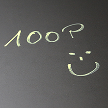 Punkteanzahl mit Smiley